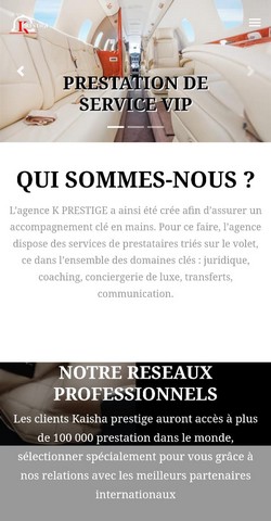 Site internet Kaisha Prestige accompagnement sportif haut niveau